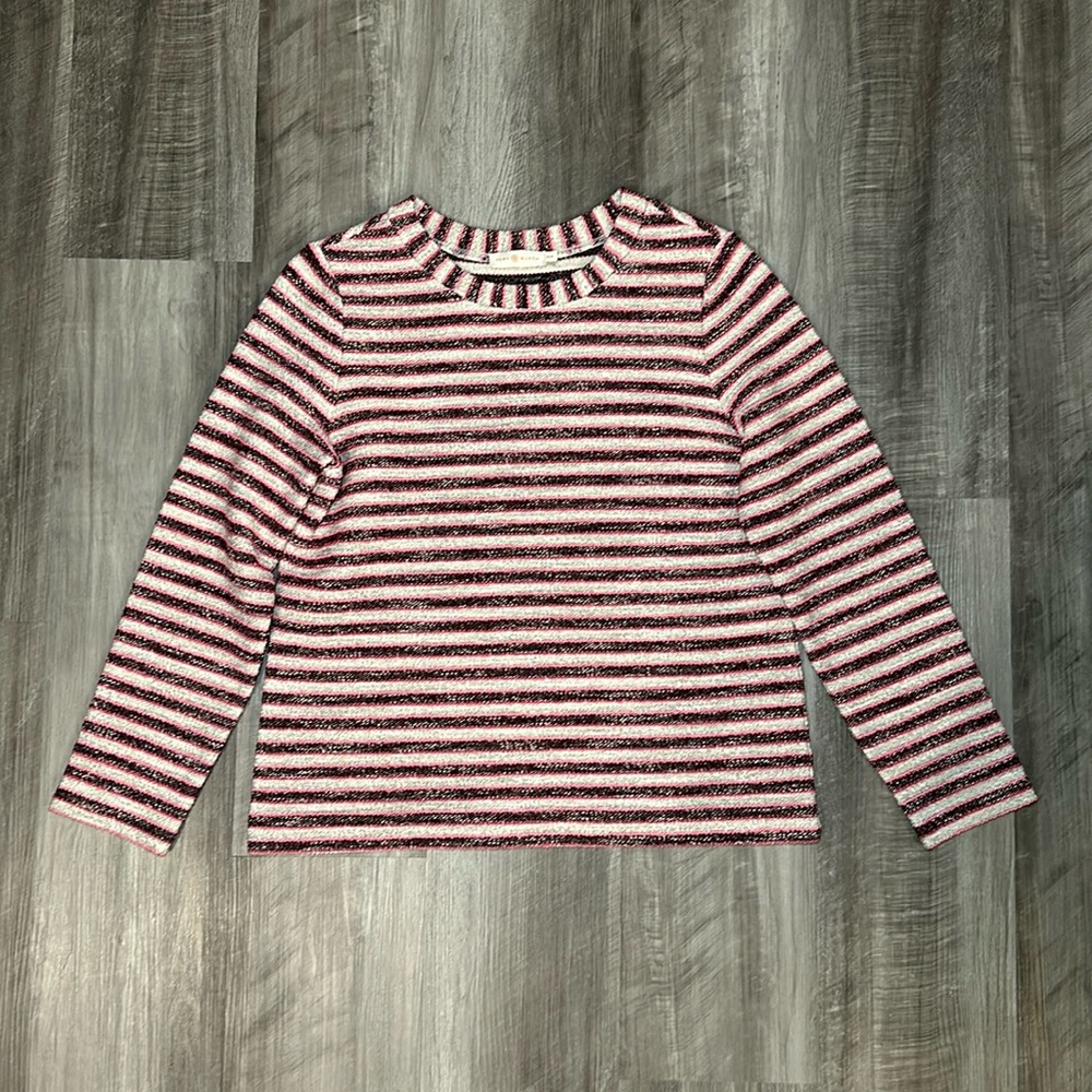Tory Burch Long Sleeve Knit Sweater Top - Medium